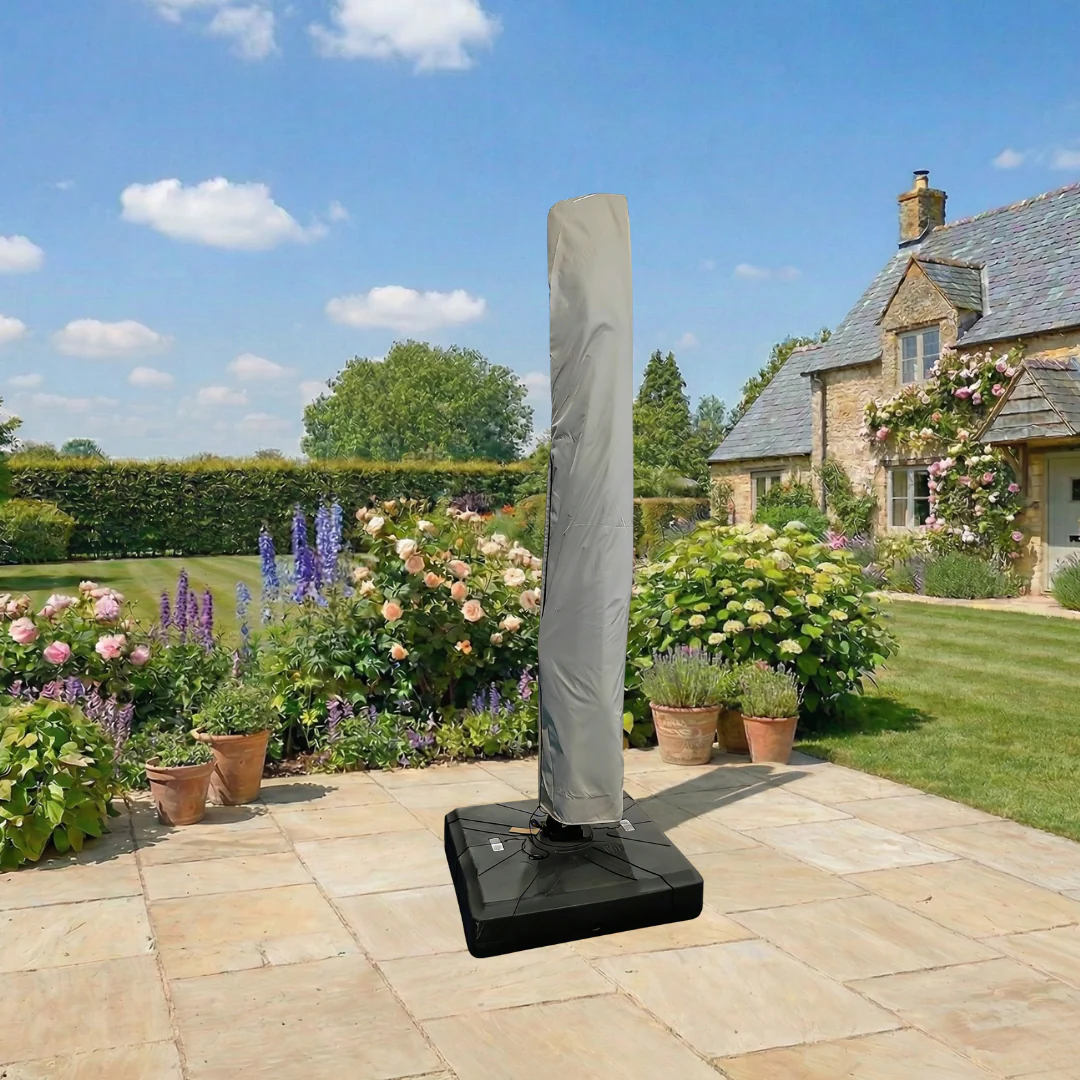 4x3m LED Cantilever Garden Parasol – Solar-Powered LED Lighting - Image 5
