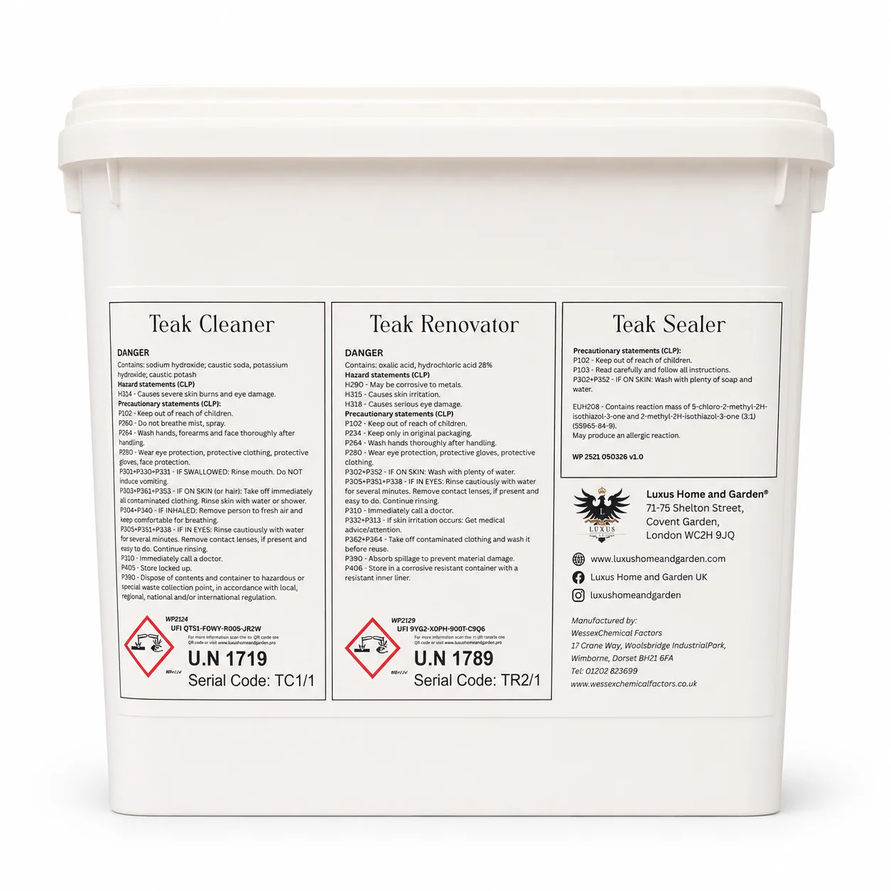 Luxus Teak Care Kit - Teak Cleaner, Restorer and Sealer - Image 7