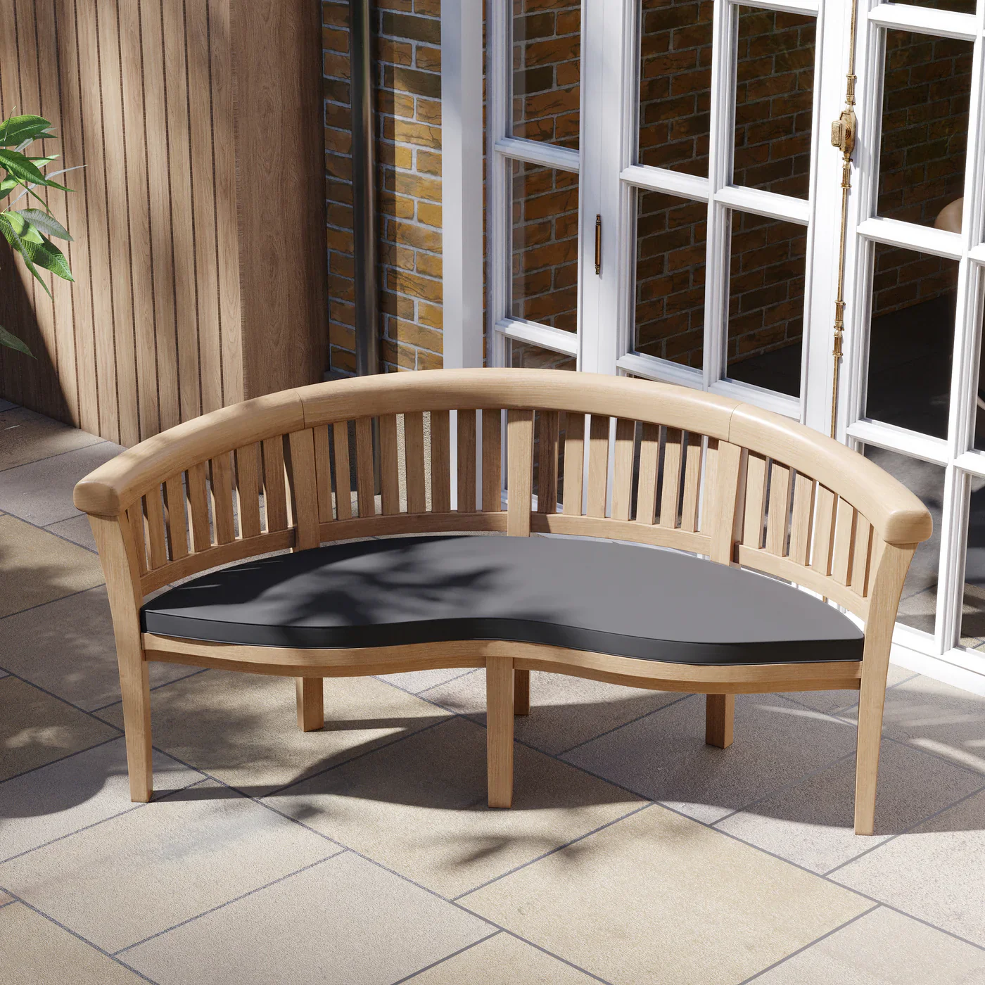 12 Seater Teak Garden Dining Set – 2–3m Oval Extending Table, 4cm Top with 8 Henley Stacking Chairs & 2 San Francisco Benches - Image 7