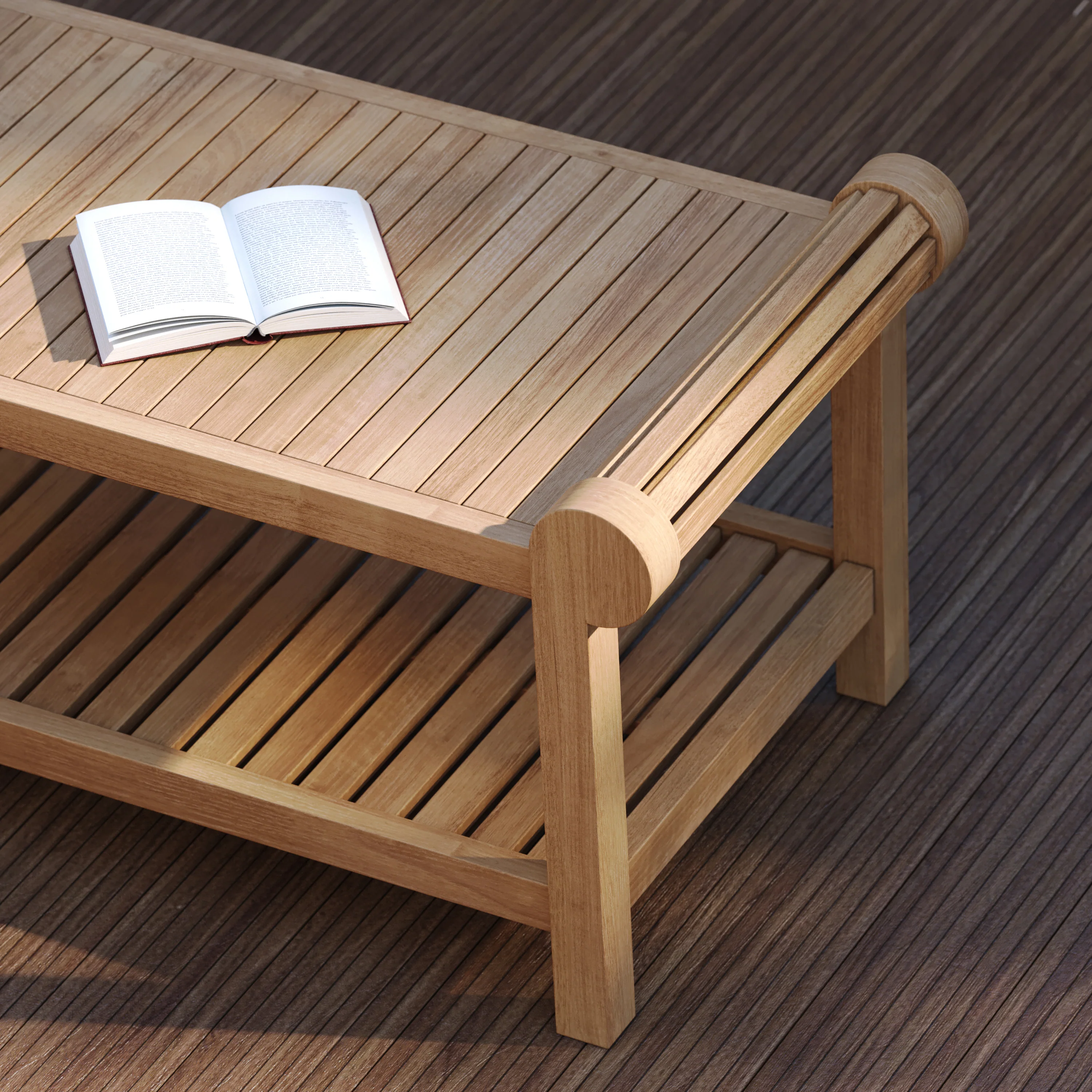 Lutyens Teak Garden Coffee Table - Image 3