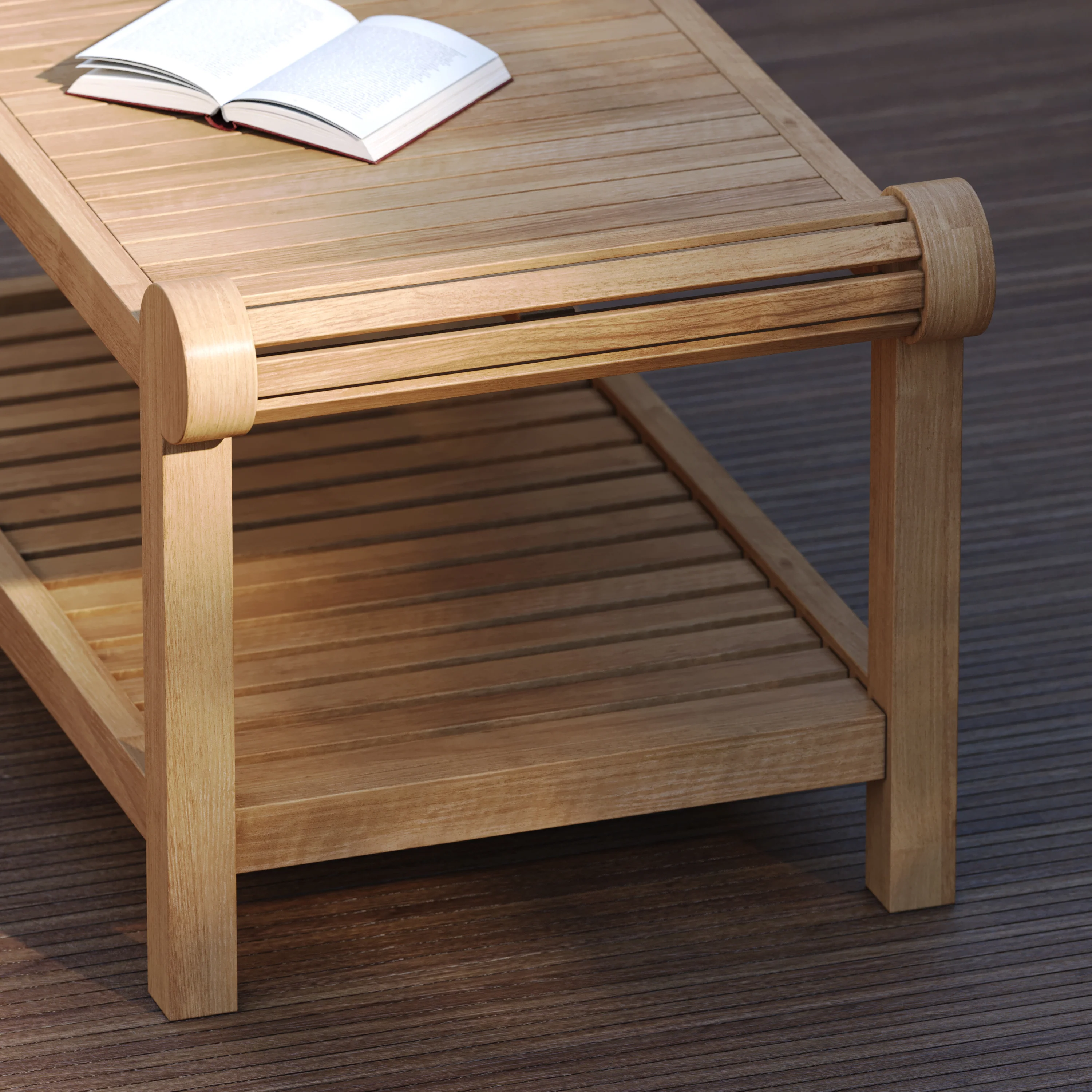 Lutyens Teak Garden Coffee Table - Image 6
